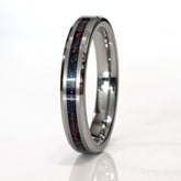 Clearance Galaxy Tungsten Ring Size 5.5 - 6mm Width Copperbeard Jewelry