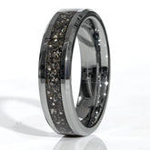 Clearance Meteorite Tungsten Ring Size 10 - 6mm Width Copperbeard Jewelry