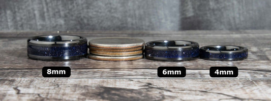 Ring Width Comparison To US Quarters - Copperbeard Jewelry