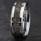 Gibeon Meteorite Ring Tungsten Band