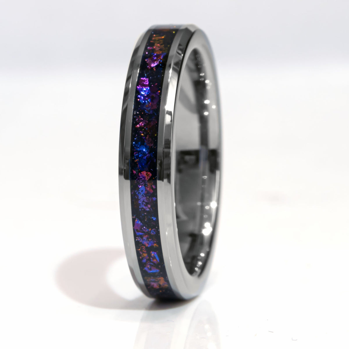 Clearance Galaxy Tungsten Ring Size 8 Copperbeard Jewelry Main image