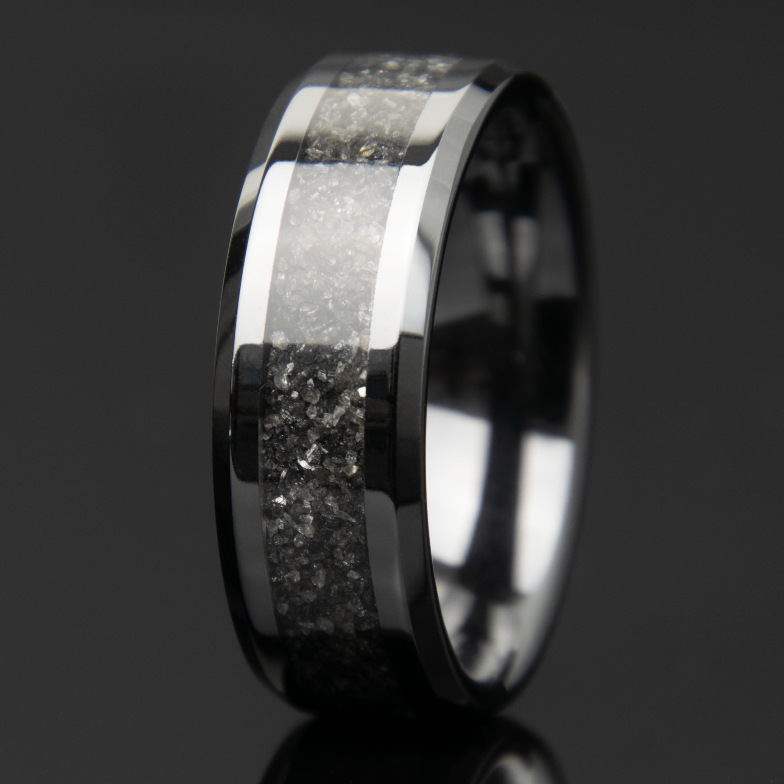 Black Diamonds Ring With Black Ceramic Band Secondary image