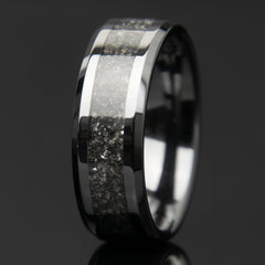 Black Diamonds Ring With Black Ceramic Band Copperbeard Jewelry