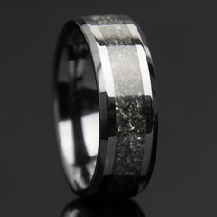 Black Diamonds Ring With Black Ceramic Band Copperbeard Jewelry