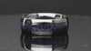 Blue Goldstone Starry Night Ring With Black Ceramic Band