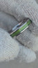 Womens Chrome Diopside Titanium Ring 4mm