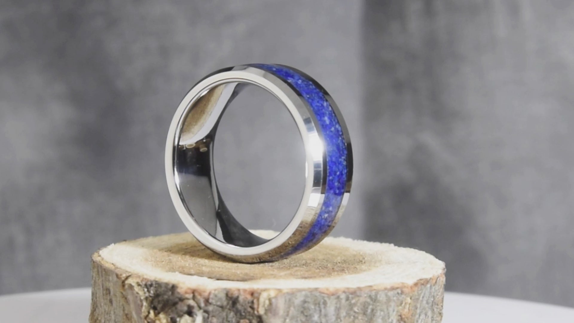 Lapis Lazuli Tungsten Ring